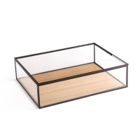 Коробка-витрина Большая модель Hatake единый размер бежевый AM.PM  фото, kupilegko.ru